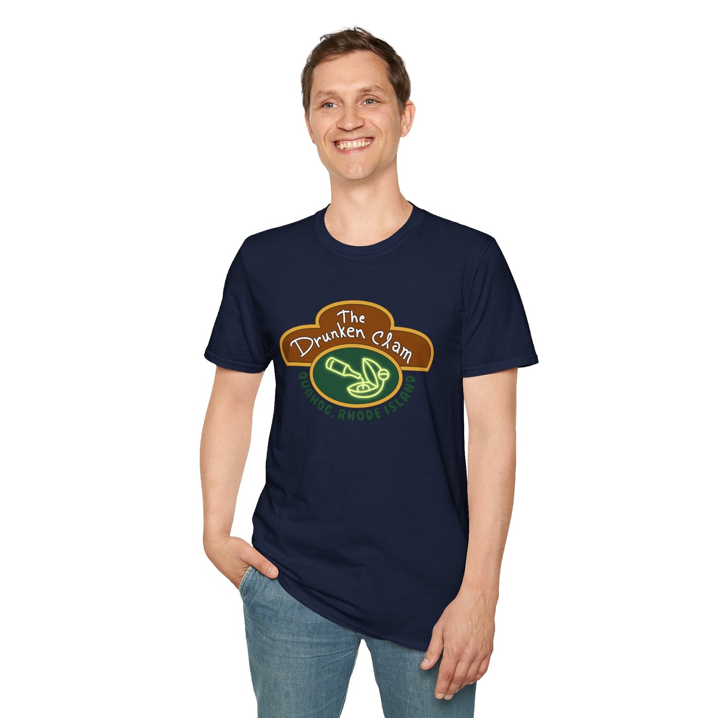 The Drunken Clam Quahog, Rhode Island T-Shirt