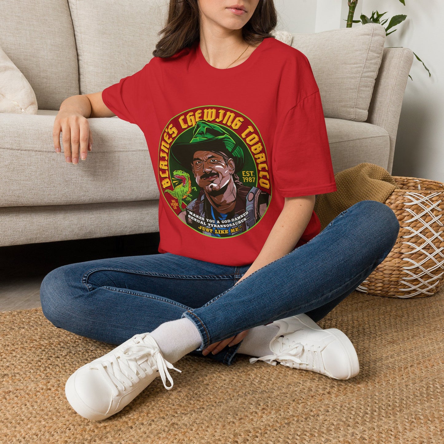 Vintage Cigarette Tobacco Graphic T-Shirt — Retro Smoker Logo Tee