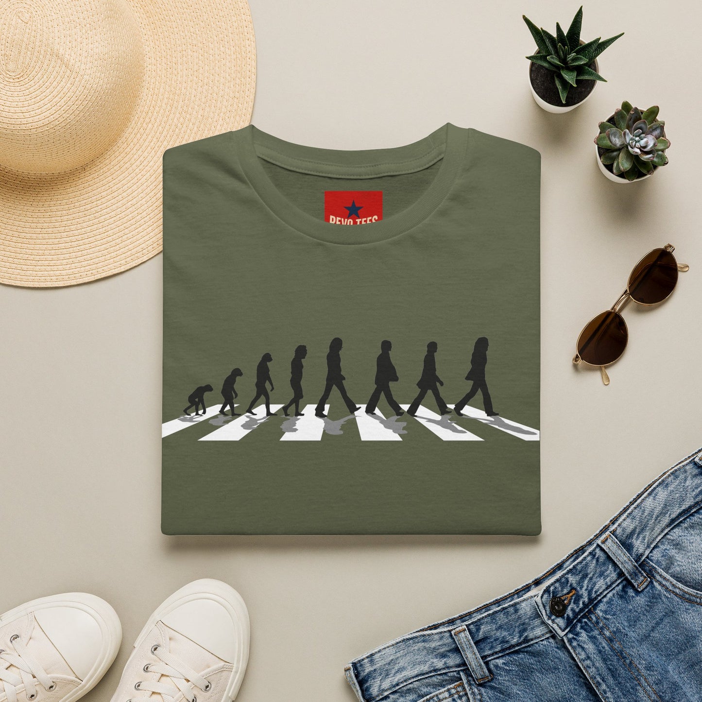 Evolution of Abby Road - The Beatles - Unisex Softstyle T-Shirt