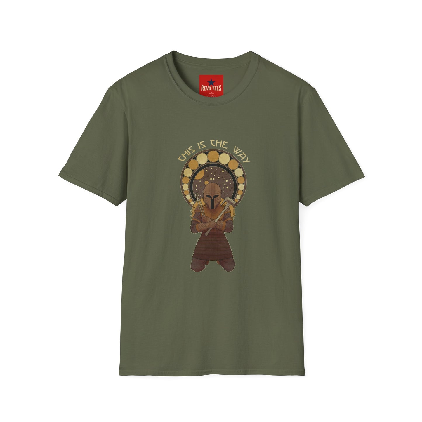 This Is The Way T-Shirt — Mandalorian Inspired Retro Helmet Graphic