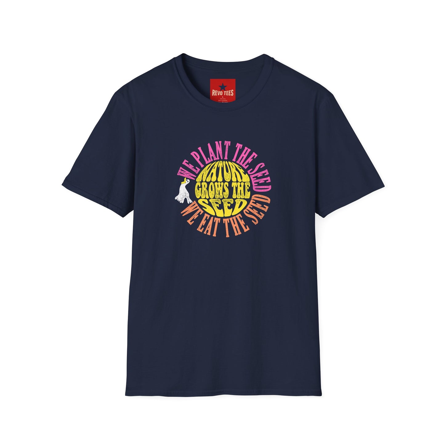 Here Comes The Sun - lyrics - Unisex Softstyle T-Shirt