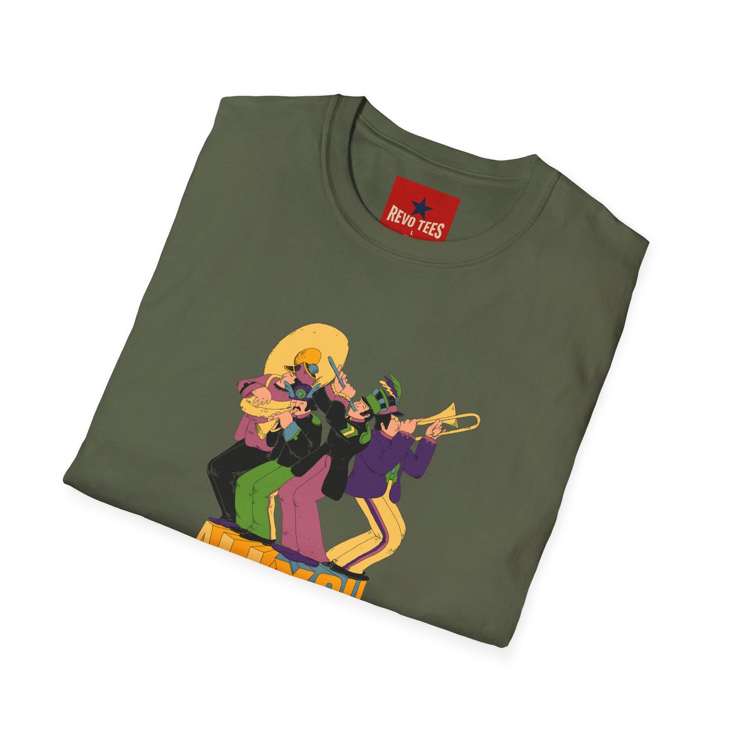 T-Shirt — Retro Jazz Band "All You Need Is Love" Graphic
