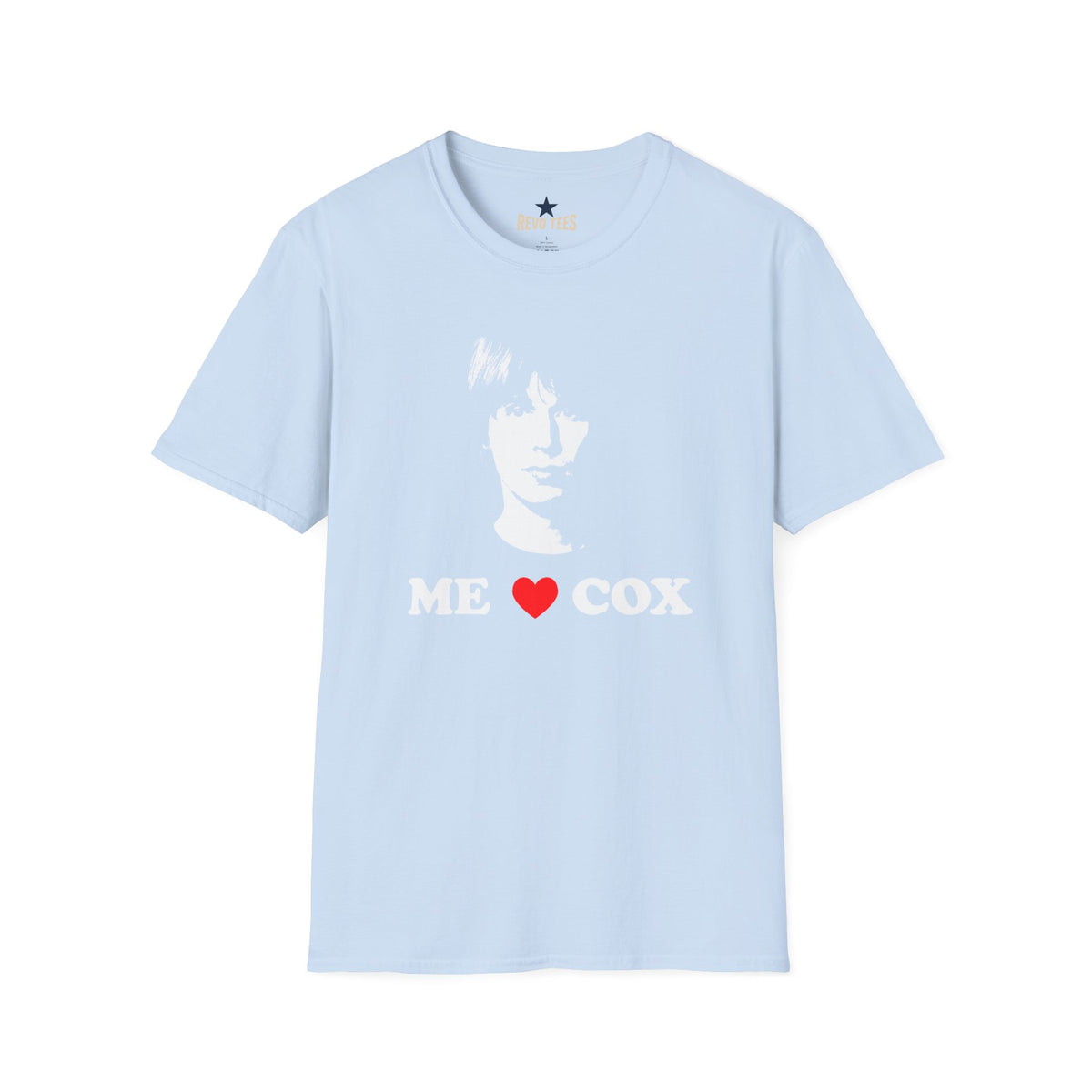 Revotees Me Love Cox Retro Portrait Vintage Rock Fan Shirt T-Shirt - alternate view 6