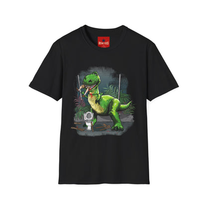 T-Rex Graphic T-Shirt – Cute Green Dinosaur Design