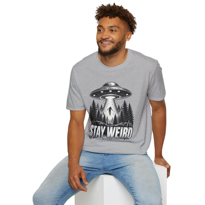 REVOTEES Stay Weird — Alien Abduction Graphic Tee