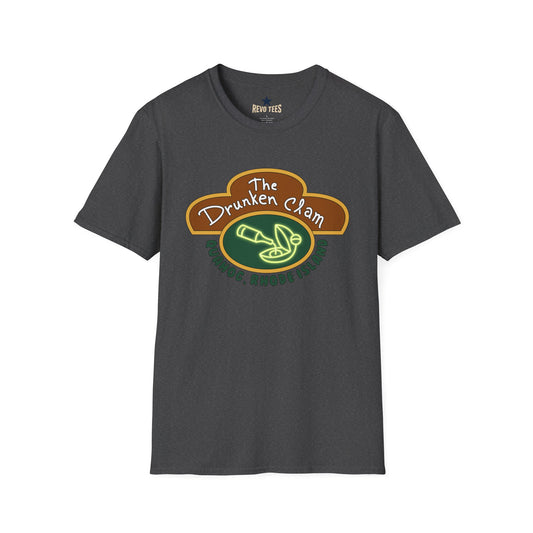 Revotees The Drunken Clam Quahog Rhode Island T-Shirt - alternate view 2