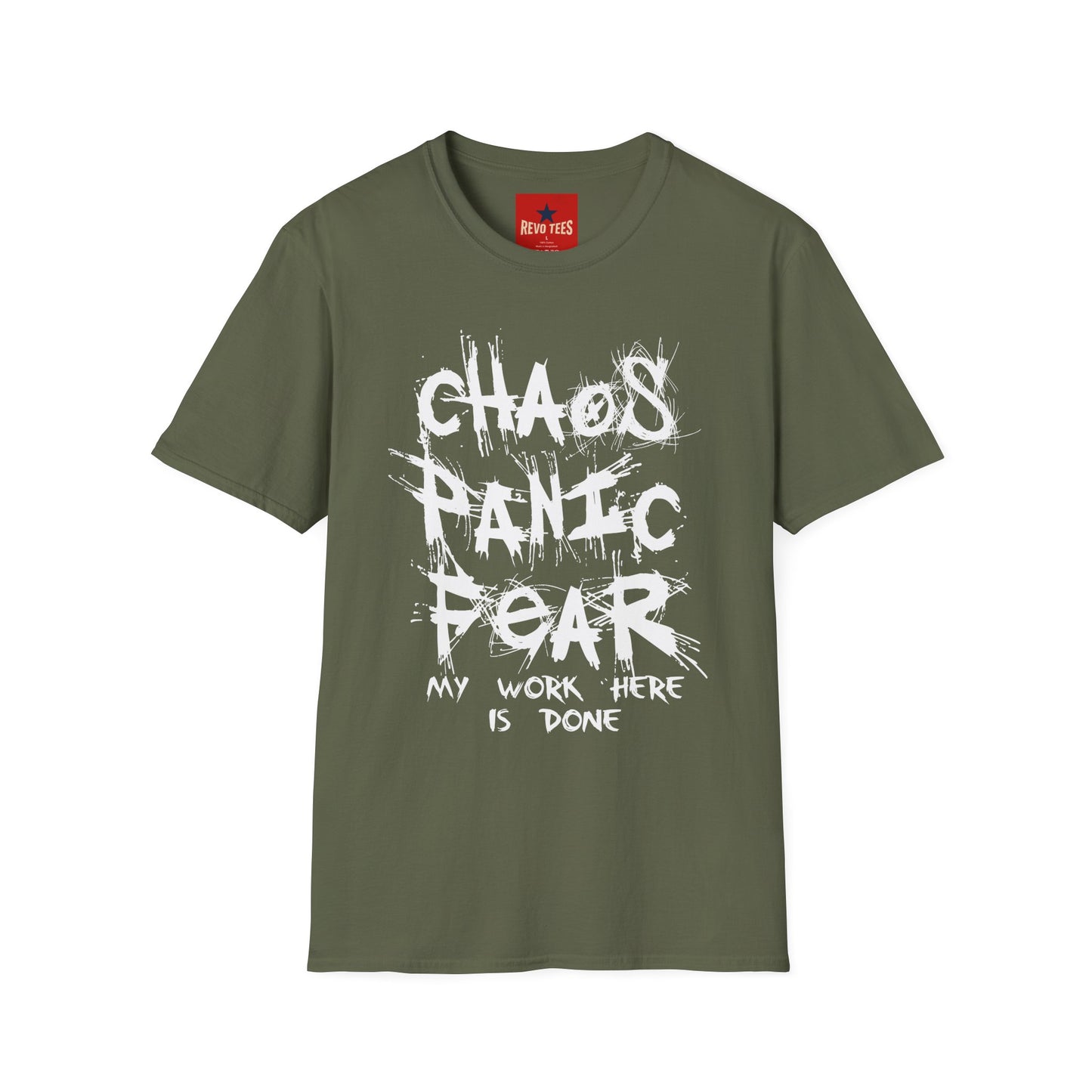 Chaos Panic Fear - Unisex Softstyle T-Shirt