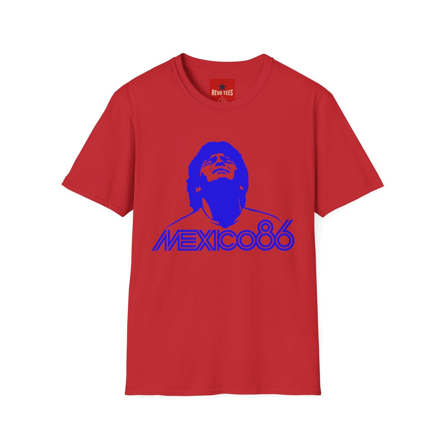 World Cup 2026 - Mexico 86 Soccer Legend T-Shirt — Retro Maradona Style Graphic Tee