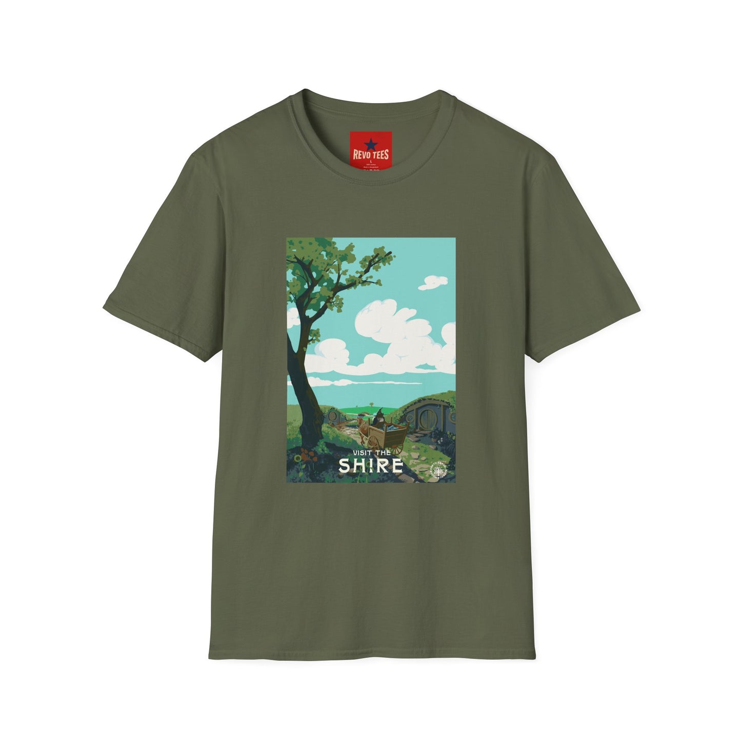 Lord of the Rings - The Shires Unisex Softstyle T-Shirt