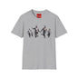Banksy T-Shirt — Vintage Running Figures Graphic Tee