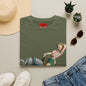 Banksy Pin-Up Cowgirl T-Shirt — Retro Pinup Girl Riding Soda Can Vintage Tee