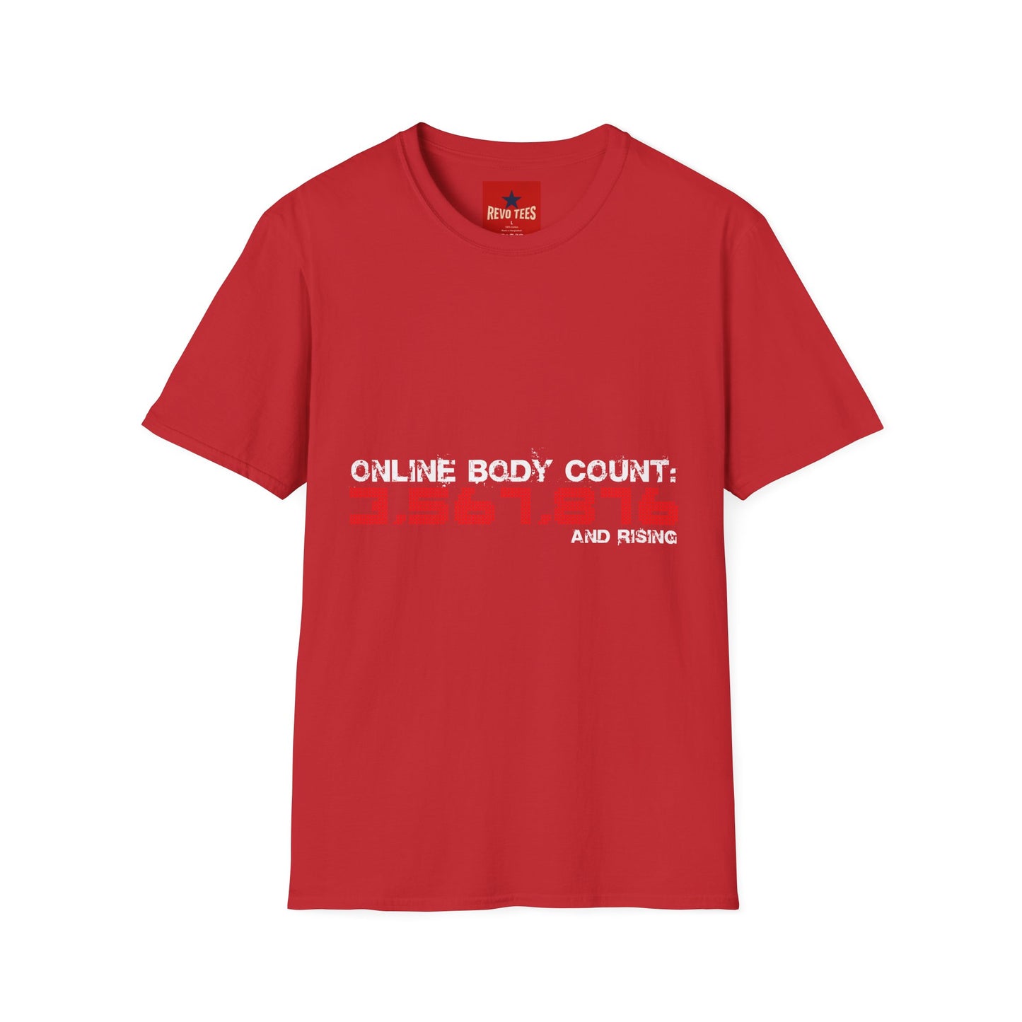 Online Body Count - Unisex Softstyle T-Shirt