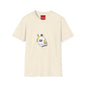 Ghost with Crown T‑Shirt — Cute Retro Cartoon Halloween Tee