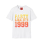T‑Shirt — "Party Like It's 1999" Retro Gradient Tee