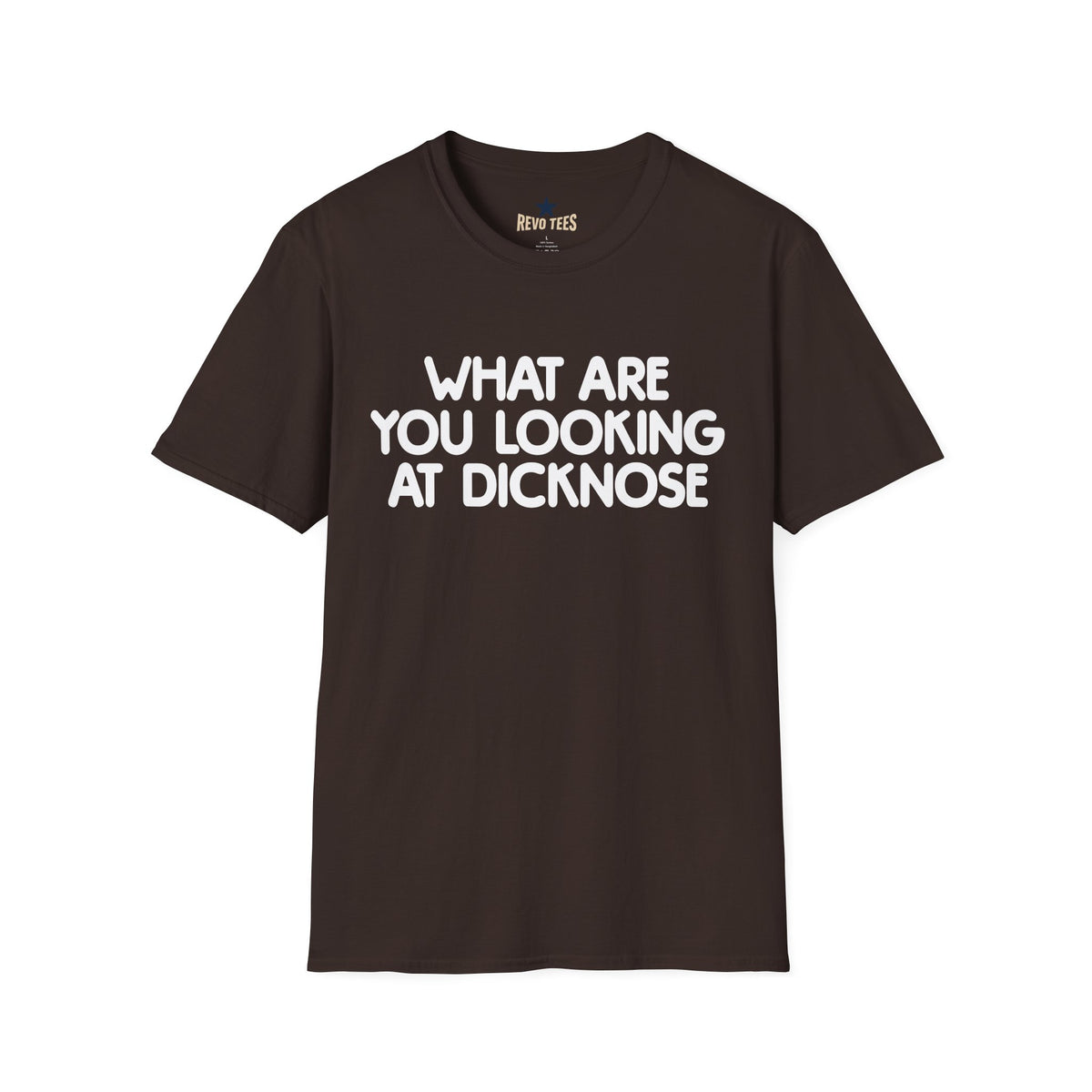 Revotees Funny Graphic What Are You Looking at Dicknose Novelty T-Shirt - alternate view 4