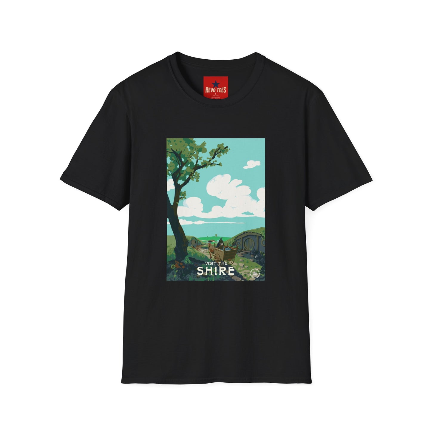 Lord of the Rings - The Shires Unisex Softstyle T-Shirt