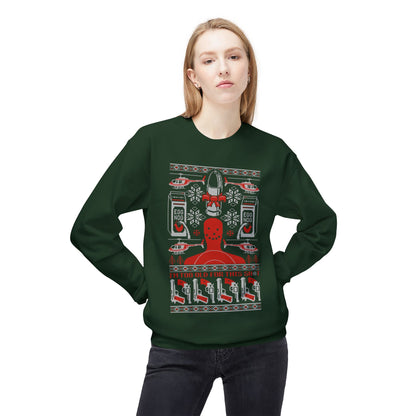 Lethal Knitting - Too Old For This Sh!t Christmas Ugly Sweater
