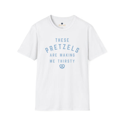 Revotees Pretzel Lovers These Pretzels Are Making Me Thirsty Casual T-Shirt - alternate view 2