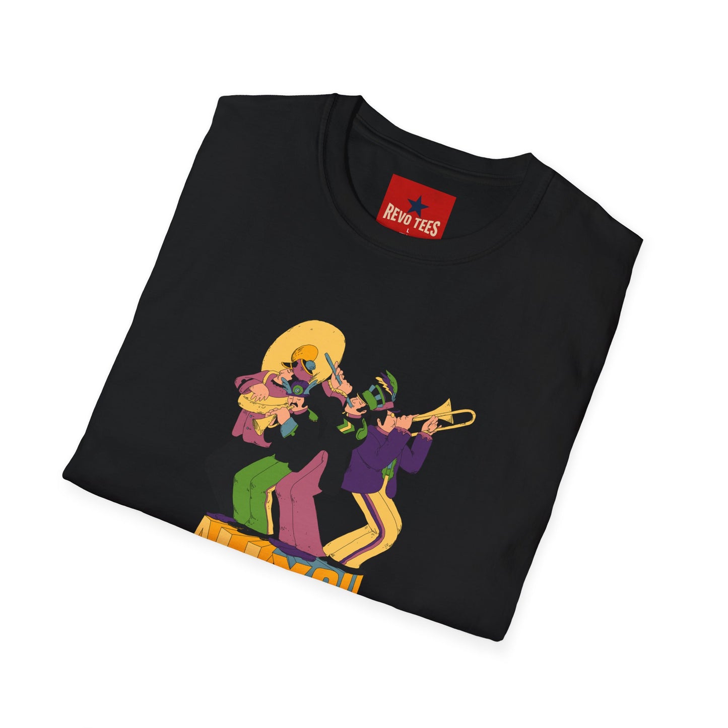 T-Shirt — Retro Jazz Band "All You Need Is Love" Graphic