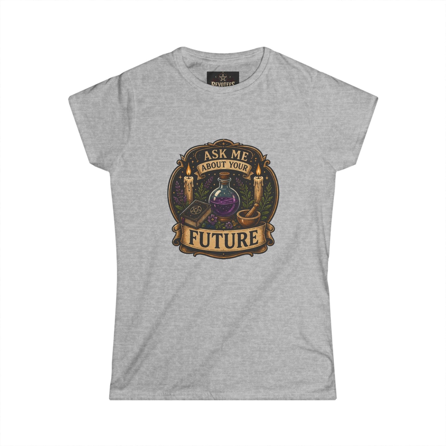Fortune Teller Tee - "Ask Me About Your Future" Mystic Crystal Ball Women's T-Shirt