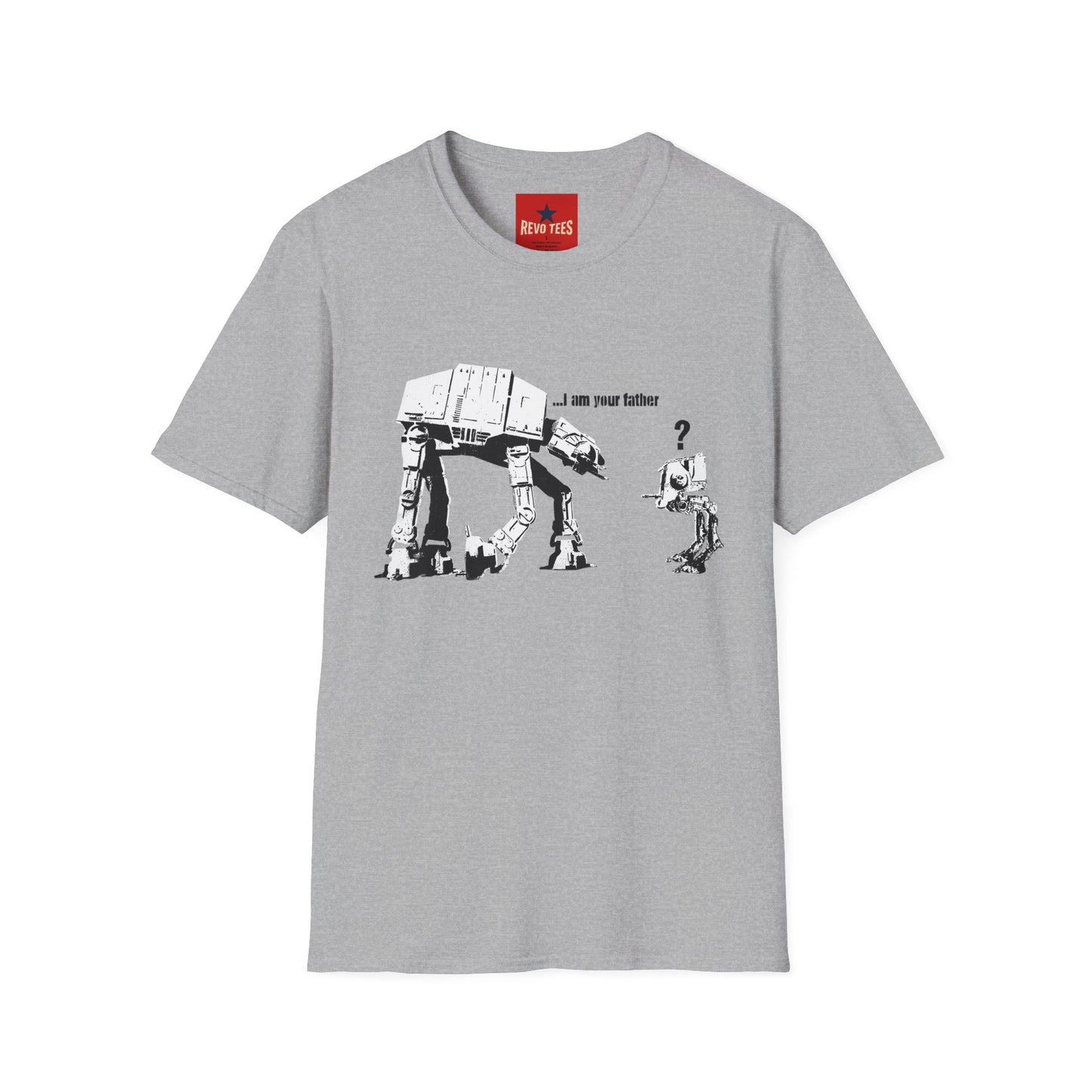 Banksy T‑Shirt — 'I am your father' Star Wars AT-AT Funny Graphic Tee