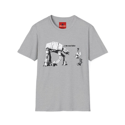 Banksy T‑Shirt — 'I am your father' Star Wars AT-AT Funny Graphic Tee