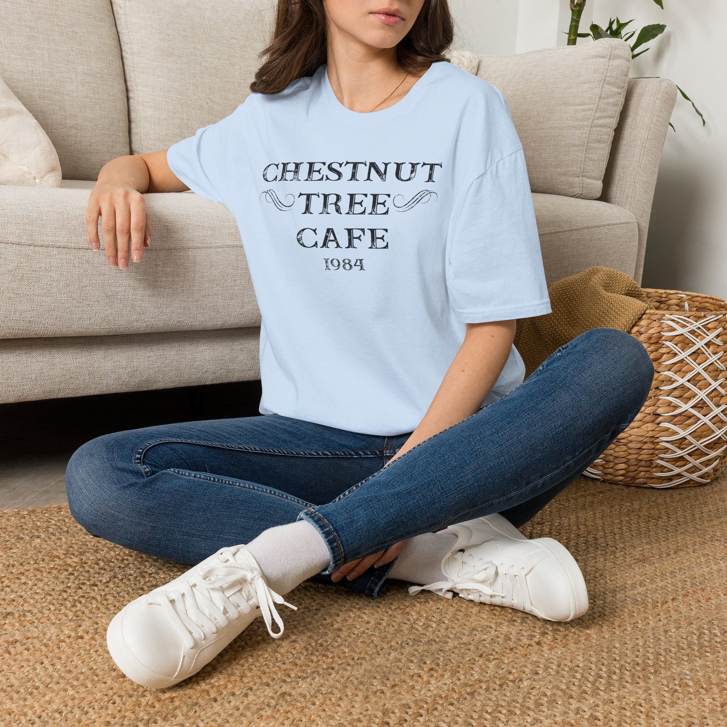 Chestnut Tree Cafe 1984 T-Shirt — Vintage Café Logo Tee