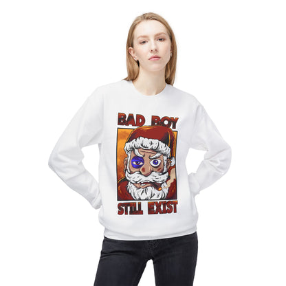 Bad Boy Santa — 'Bad Boy Still Exist' Christmas Crewneck Sweatshirt