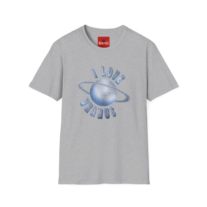 I Love Uranus T‑Shirt — Retro Saturn Graphic Tee for Space Lovers
