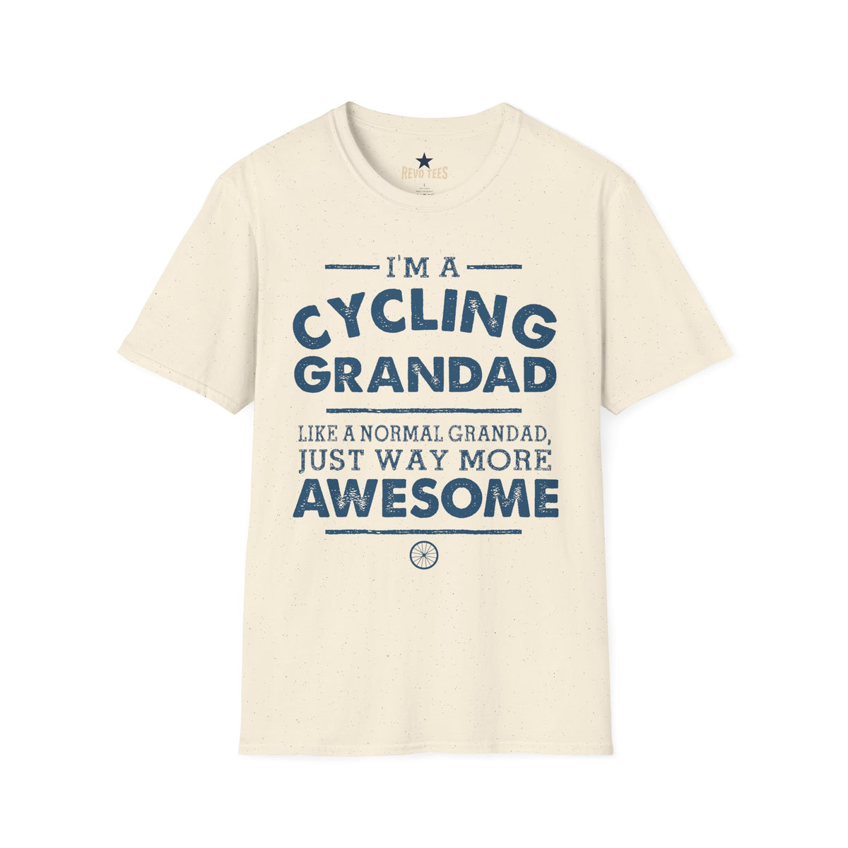 Revotees Cycling Grandad Im a Cycling Grandad Funny Gift for Grandpa T-Shirt - alternate view 5