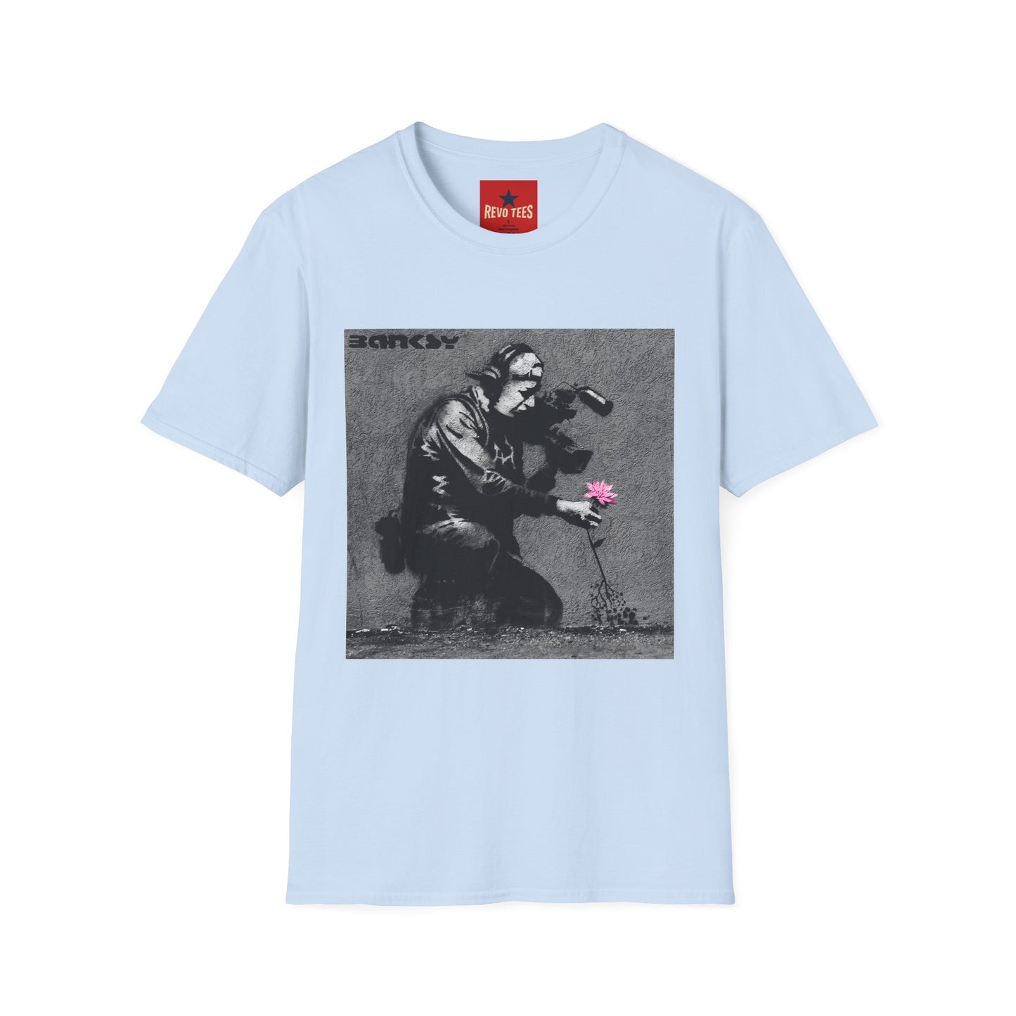 Banksy Flower Thrower T-Shirt — Urban Street Art Graphic Tee