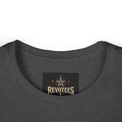 Revotees Skull Tee — Women's Gothic Americana Graphic T‑Shirt
