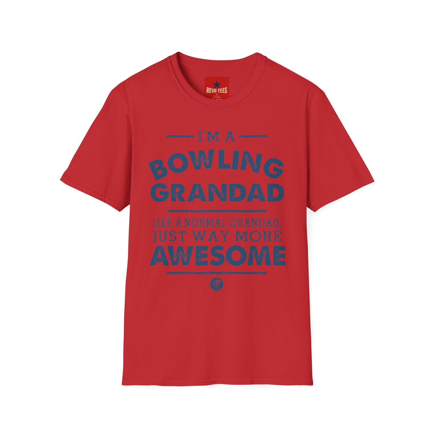 Bowling Grandad T-Shirt — "I'm a Bowling Grandad" Retro Dad Gift