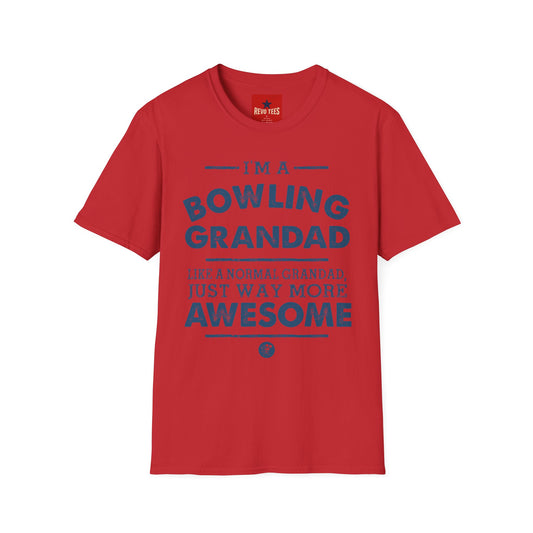Bowling Grandad T-Shirt — "I'm a Bowling Grandad" Retro Dad Gift