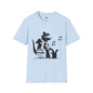Revotees Music Cat Black Silhouette Singing Rat Graphic T-Shirt - alternate view 6