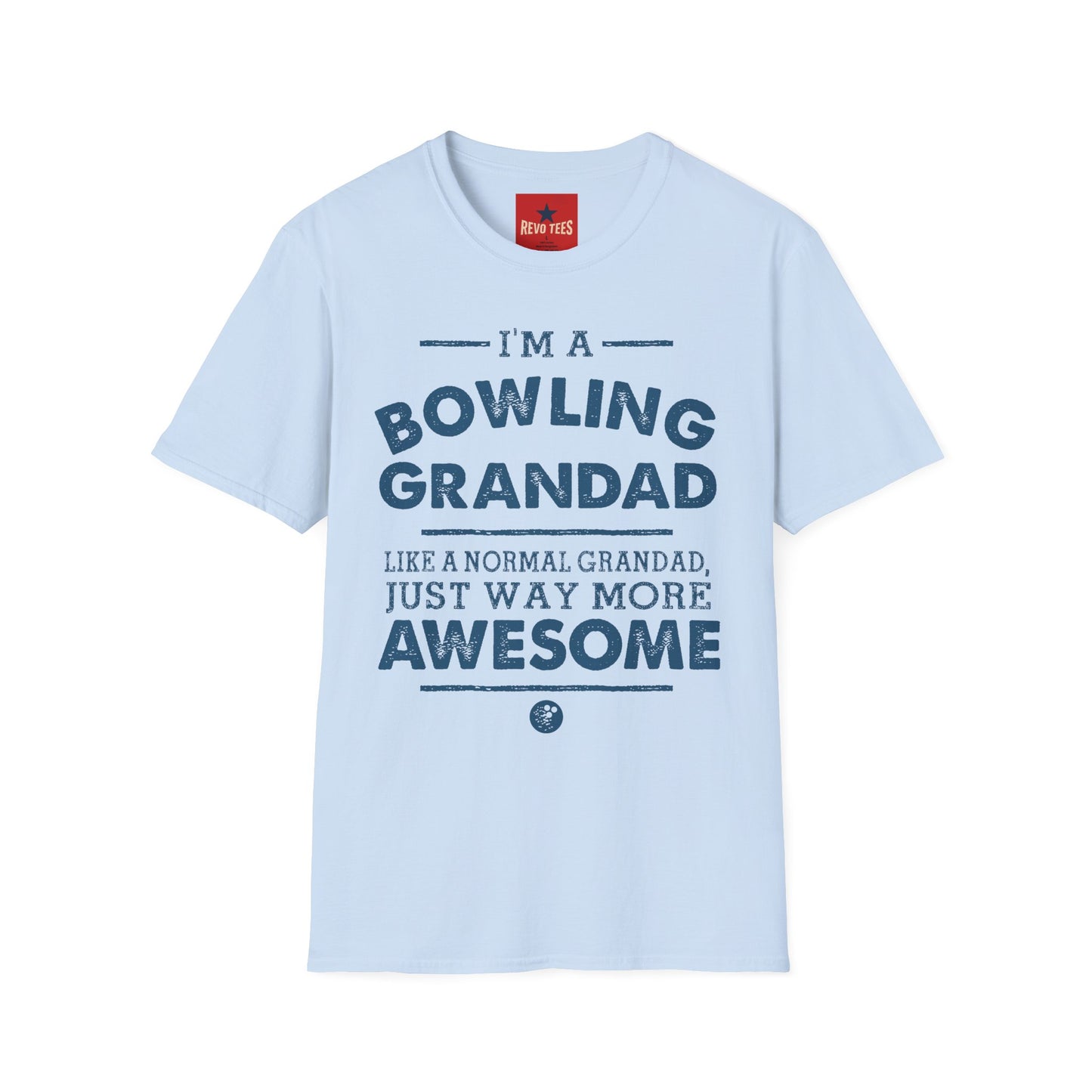 Bowling Grandad T-Shirt — "I'm a Bowling Grandad" Retro Dad Gift