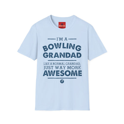 Bowling Grandad T-Shirt — "I'm a Bowling Grandad" Retro Dad Gift