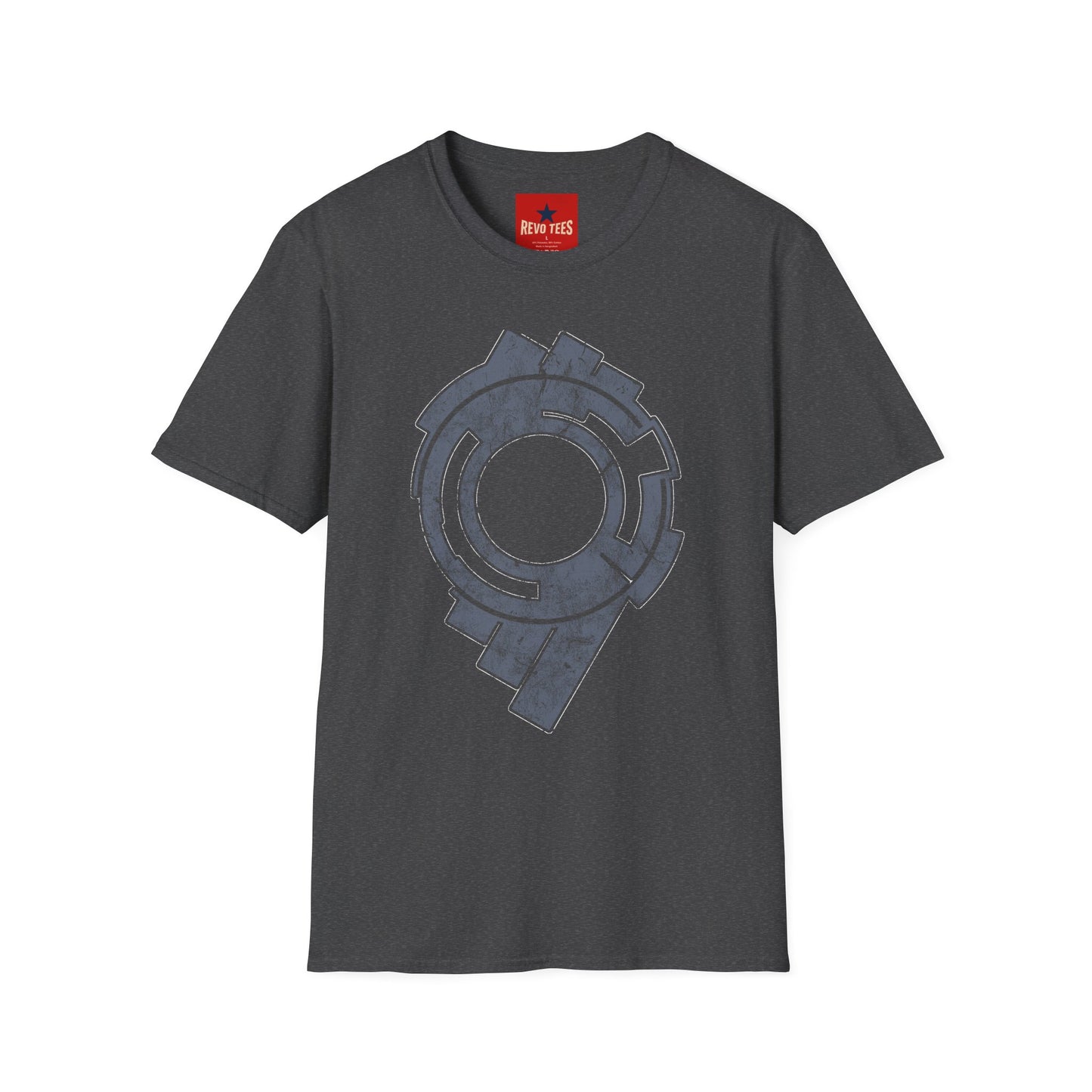 Abstract Circular Tech Graphic T-Shirt