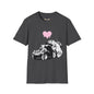 Revotees Banksy Pink Drip Heart with Tank Graffiti T-Shirt - alternate view 5
