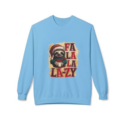 Fa La La La-Zy Sloth Christmas Sweatshirt