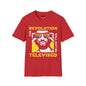Revolution Is Televised T-Shirt — Retro Rainbow Sunglasses Protest Tee