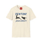 Fenton! Jesus Christ T‑Shirt — Funny Dog Chase Graphic Tee