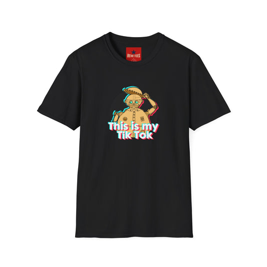 TikTok Robot Graphic T-Shirt — "This is my TikTok" Retro Gamer Tee