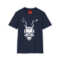 Frank Rabbit Skull T-Shirt — Surreal Horror Bunny Graphic Tee