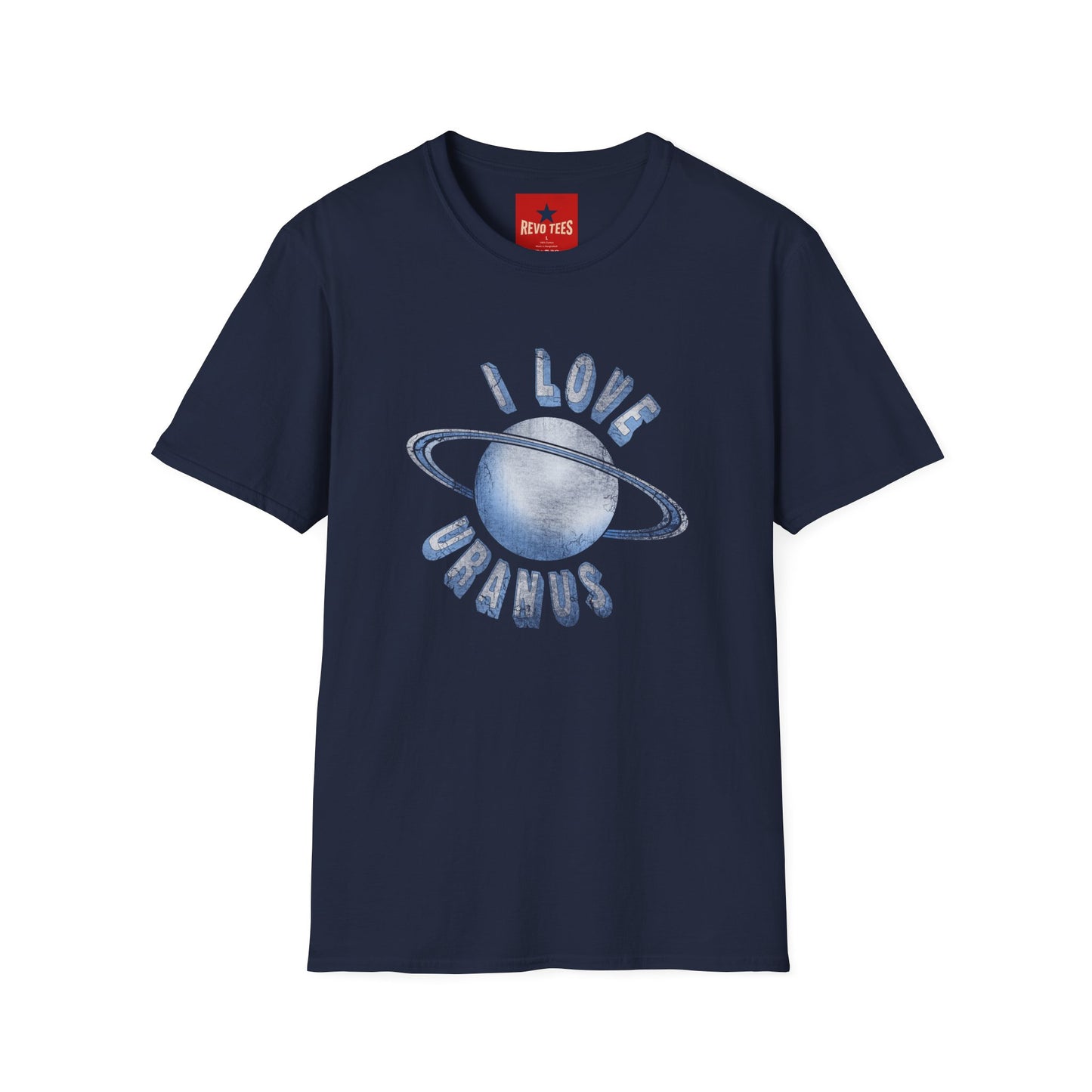 I Love Uranus T‑Shirt — Retro Saturn Graphic Tee for Space Lovers
