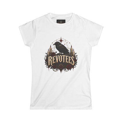 Revotees Crow Graphic Tee — Women's Vintage Raven T‑Shirt