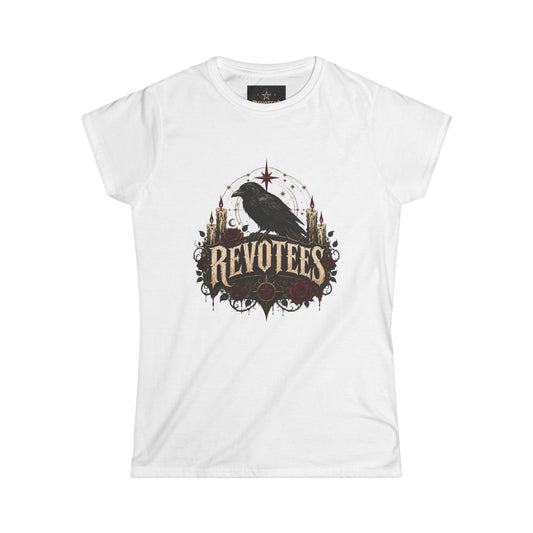 Revotees Crow Graphic Tee — Women's Vintage Raven T‑Shirt