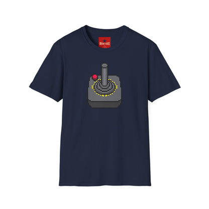 Retro Pixel Joystick T-Shirt — Vintage Gaming Arcade Tee
