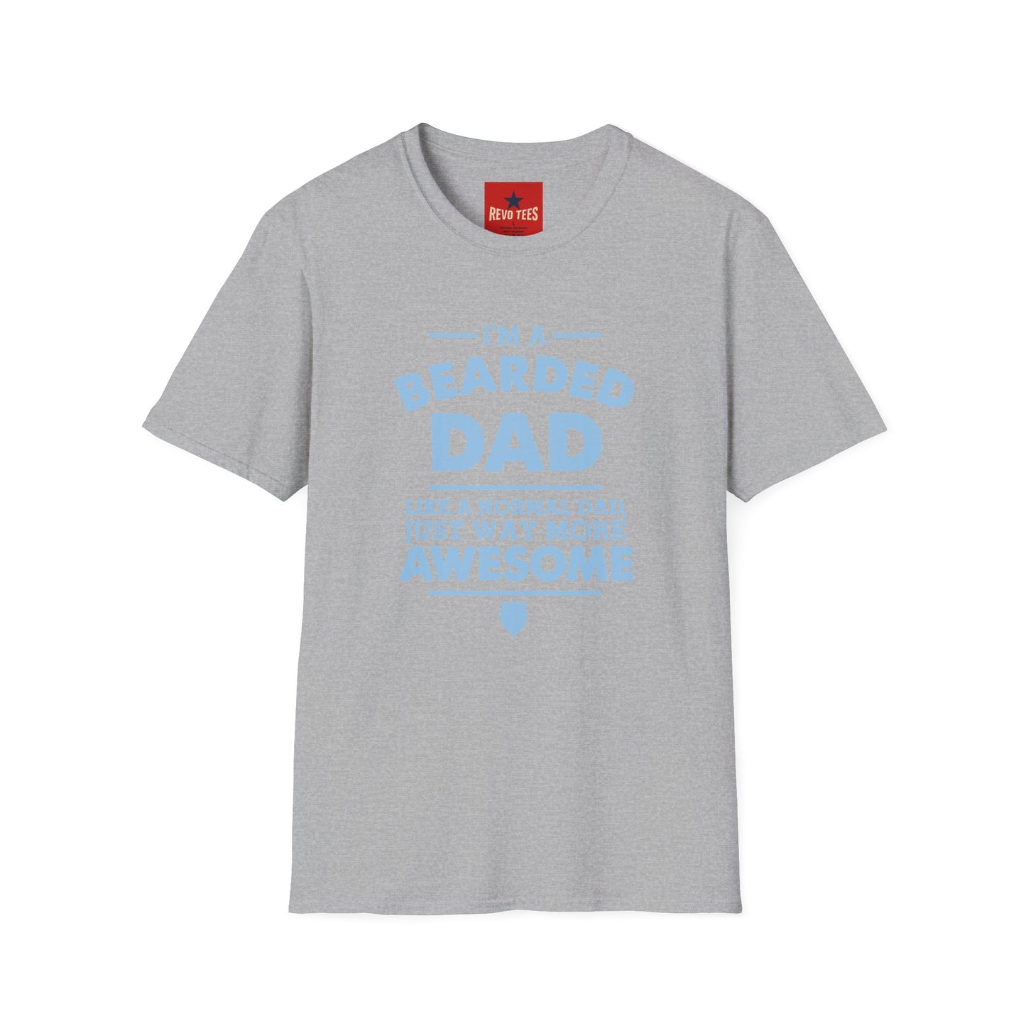 Bearded Dad T‑Shirt — "I'm a Bearded Dad" Funny Father's Day Tee