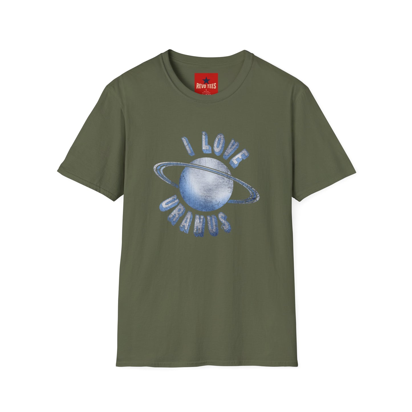 I Love Uranus T‑Shirt — Retro Saturn Graphic Tee for Space Lovers